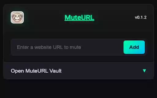 MuteURL  from Chrome web store to be run with OffiDocs Chromium online