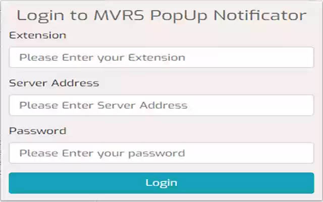 MVRS PopUp Notificator from Chrome web store to be run with OffiDocs Chromium online MVRS PopUp Notificator from Chrome web store to be run with OffiDocs Chromium online
