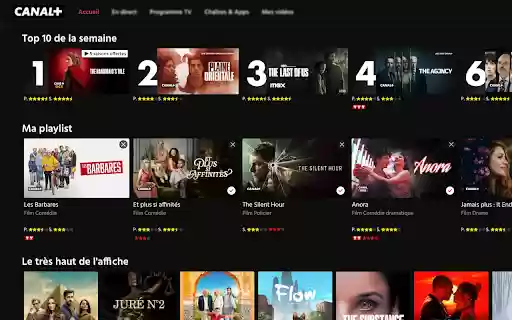 MyCanal Plus+ : zappez les intros, mode PiP et plus pour Canal+  from Chrome web store to be run with OffiDocs Chromium online