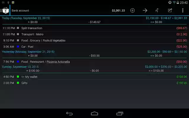 My Expenses  from Chrome web store to be run with OffiDocs Chromium online