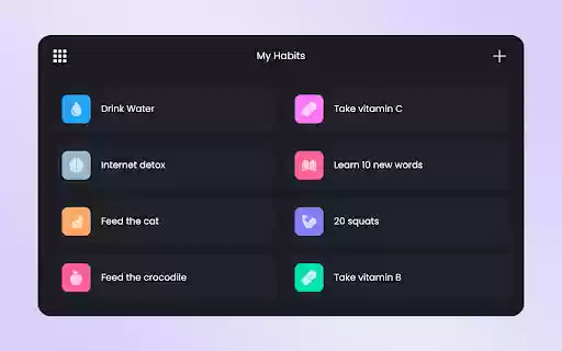 My Habits Daily Reminder from Chrome web store to be run with OffiDocs Chromium online My Habits Daily Reminder from Chrome web store to be run with OffiDocs Chromium online