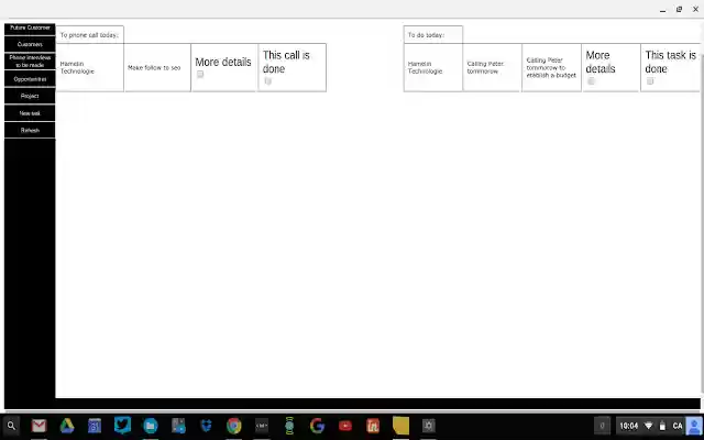 My little crm from Chrome web store to be run with OffiDocs Chromium online My little crm from Chrome web store to be run with OffiDocs Chromium online