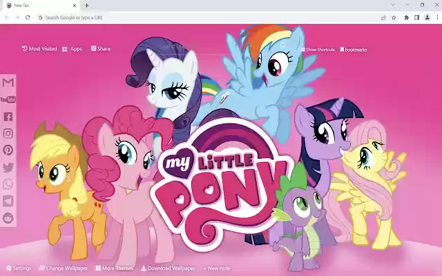 My Little Pony Wallpaper from Chrome web store to be run with OffiDocs Chromium online My Little Pony Wallpaper from Chrome web store to be run with OffiDocs Chromium online