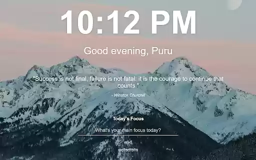 My Momentum Clone  from Chrome web store to be run with OffiDocs Chromium online