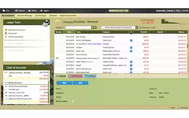 MyMoney Live  from Chrome web store to be run with OffiDocs Chromium online