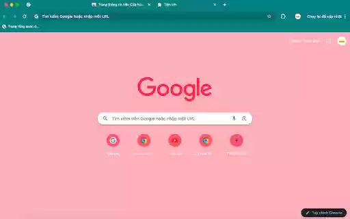 Mystic blue theme  from Chrome web store to be run with OffiDocs Chromium online
