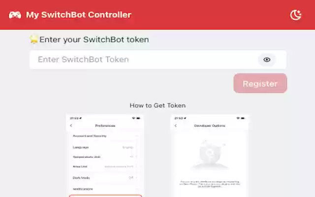 my switchbot controler  from Chrome web store to be run with OffiDocs Chromium online