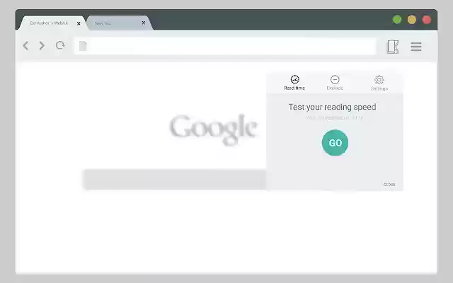 MyTimeToRead  from Chrome web store to be run with OffiDocs Chromium online