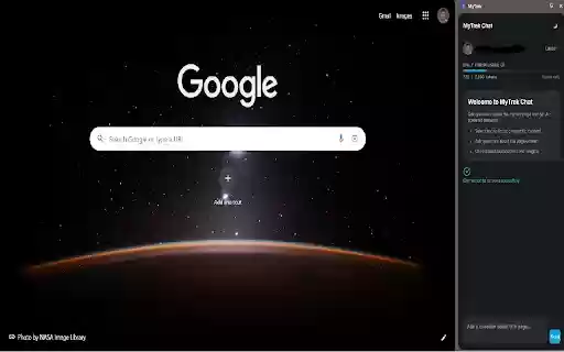 MyTrek  from Chrome web store to be run with OffiDocs Chromium online