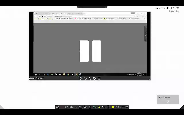 myViewBoard extension  from Chrome web store to be run with OffiDocs Chromium online
