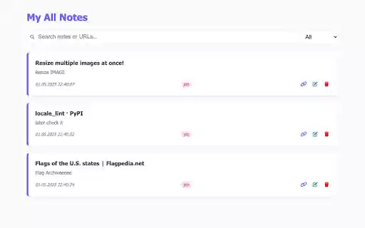 My Website Notes from Chrome web store to be run with OffiDocs Chromium online My Website Notes from Chrome web store to be run with OffiDocs Chromium online