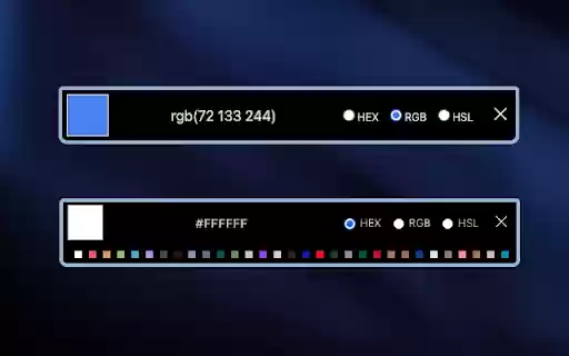 MZ Color Picker  from Chrome web store to be run with OffiDocs Chromium online