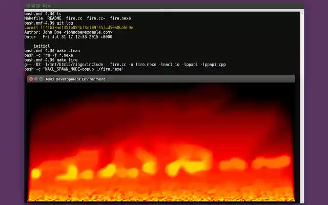 Середовище розробки NaCl із веб-магазину Chrome, яке буде працювати з OffiDocs Chromium онлайн