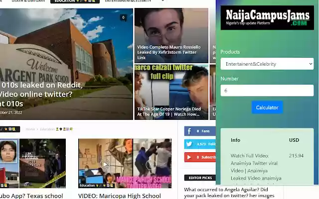 naijacampusjams from Chrome web store to be run with OffiDocs Chromium online naijacampusjams from Chrome web store to be run with OffiDocs Chromium online