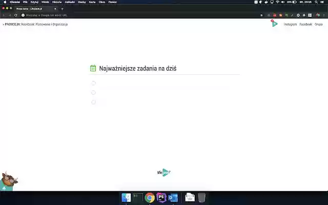 Najważniejsze zadania dnia by Life Geek from Chrome web store to be run with OffiDocs Chromium online Najważniejsze zadania dnia by Life Geek from Chrome web store to be run with OffiDocs Chromium online