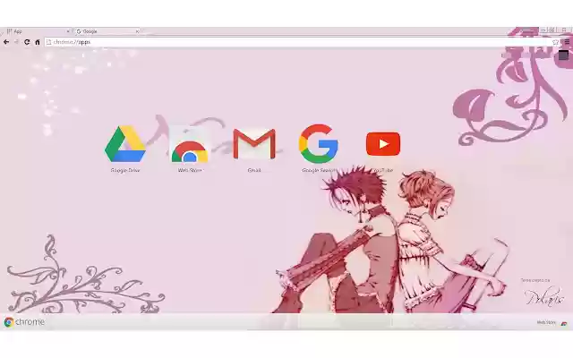 Chrome 网上商店的 Nana e Hachi 将与 OffiDocs Chromium 在线一起运行