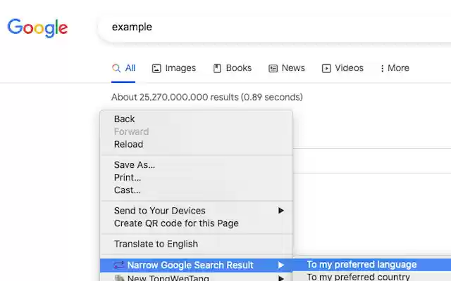 Narrow Google Search Result  from Chrome web store to be run with OffiDocs Chromium online