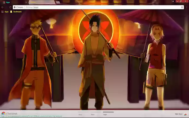 Naruto Haruno Sasuke Uchiha  from Chrome web store to be run with OffiDocs Chromium online