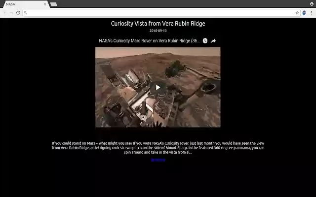 NASA Picture of the Day from Chrome web store to be run with OffiDocs Chromium online NASA Picture of the Day from Chrome web store to be run with OffiDocs Chromium online