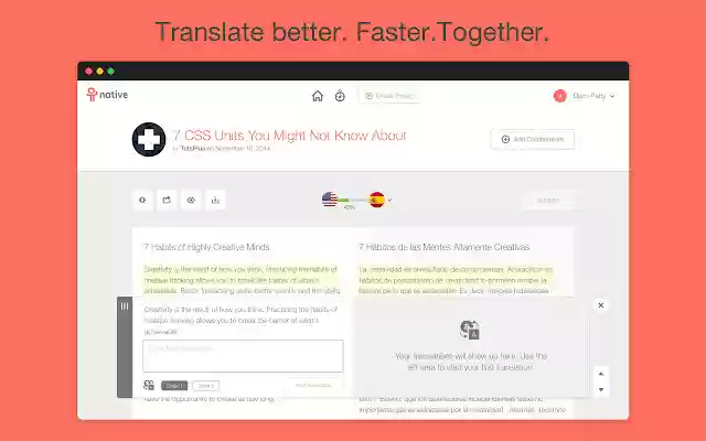 native  from Chrome web store to be run with OffiDocs Chromium online