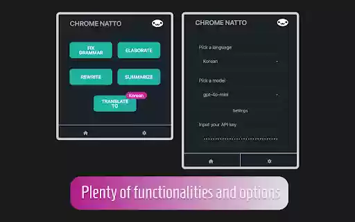 Natto: Supercharge your writing with AI  from Chrome web store to be run with OffiDocs Chromium online