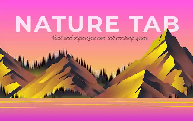 NatureTab  from Chrome web store to be run with OffiDocs Chromium online
