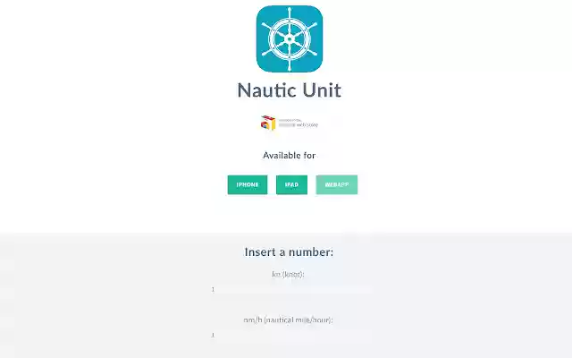 Nautic Unit  from Chrome web store to be run with OffiDocs Chromium online