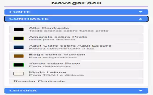 NavegaFácil from Chrome web store to be run with OffiDocs Chromium online NavegaFácil from Chrome web store to be run with OffiDocs Chromium online