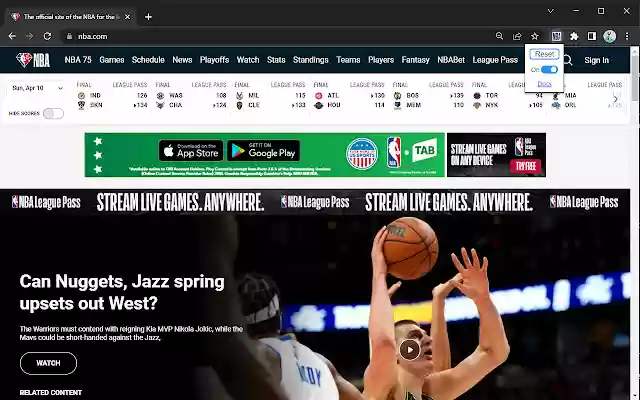 NBA.com AU to USA from Chrome web store to be run with OffiDocs Chromium online NBA.com AU to USA from Chrome web store to be run with OffiDocs Chromium online