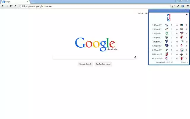 NBA: Live scores  from Chrome web store to be run with OffiDocs Chromium online