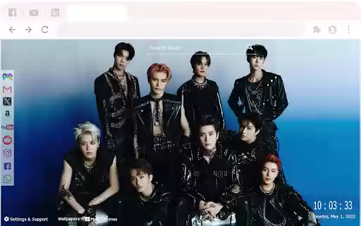 NCT New Tab Extension Wallpapers 2024  from Chrome web store to be run with OffiDocs Chromium online