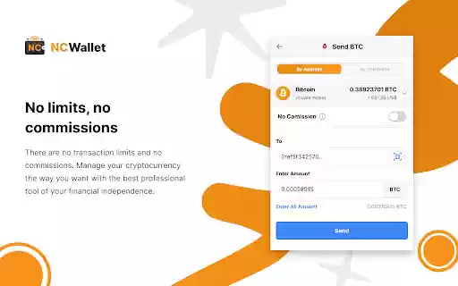 NC Wallet: Crypto wallet without fees  from Chrome web store to be run with OffiDocs Chromium online