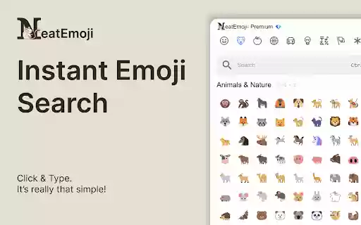 Neat Emoji Text to emoji with AI  from Chrome web store to be run with OffiDocs Chromium online