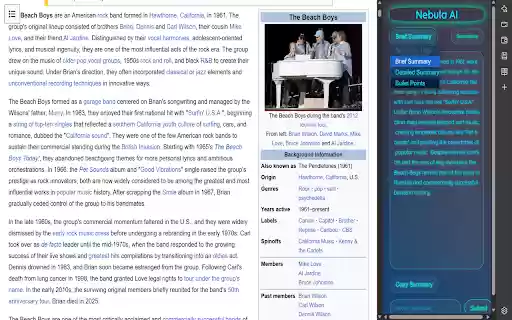 Nebula AI  from Chrome web store to be run with OffiDocs Chromium online