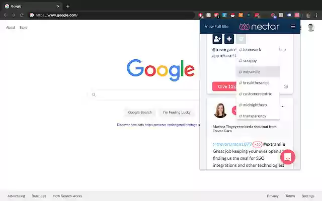 Nectar HR Extension from Chrome web store to be run with OffiDocs Chromium online Nectar HR Extension from Chrome web store to be run with OffiDocs Chromium online