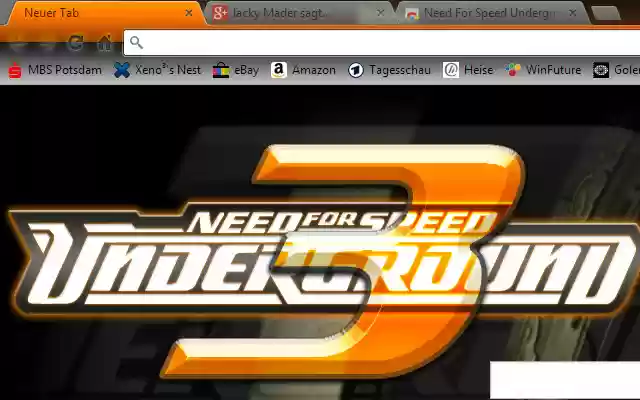 Need For Speed Underground 3 (Aero)  from Chrome web store to be run with OffiDocs Chromium online