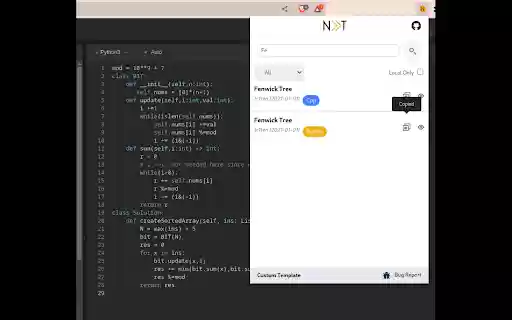 Neet  from Chrome web store to be run with OffiDocs Chromium online