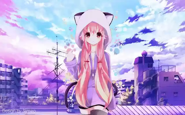 Neko girl in japan  from Chrome web store to be run with OffiDocs Chromium online