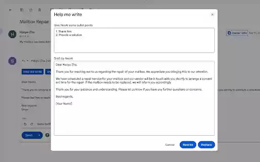 Neomanage  from Chrome web store to be run with OffiDocs Chromium online