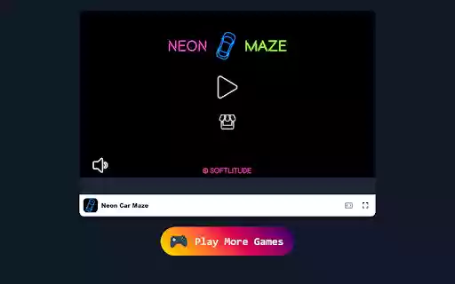 Neon Car Maze Game Race Through Electrifying Labyrinths!  from Chrome web store to be run with OffiDocs Chromium online