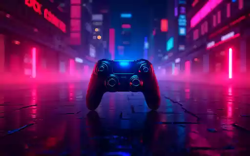 neon gaming background  from Chrome web store to be run with OffiDocs Chromium online
