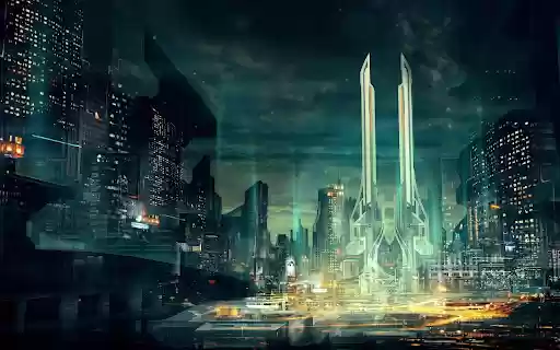 Neon Metropolis  from Chrome web store to be run with OffiDocs Chromium online