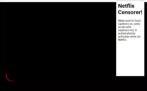 Netflix Censorer 2023  from Chrome web store to be run with OffiDocs Chromium online