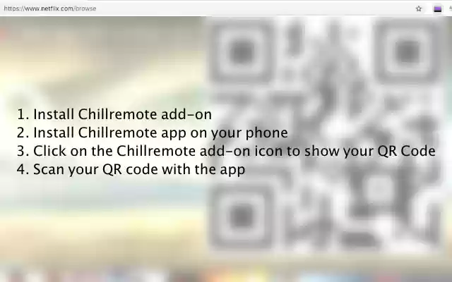 Netflix Remote  from Chrome web store to be run with OffiDocs Chromium online