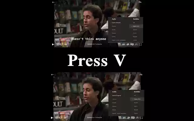 Netflix Subtitle Toggle  from Chrome web store to be run with OffiDocs Chromium online