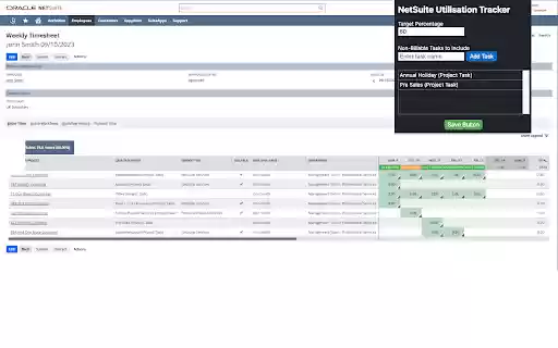 NetSuite Utilisation Tracker  from Chrome web store to be run with OffiDocs Chromium online