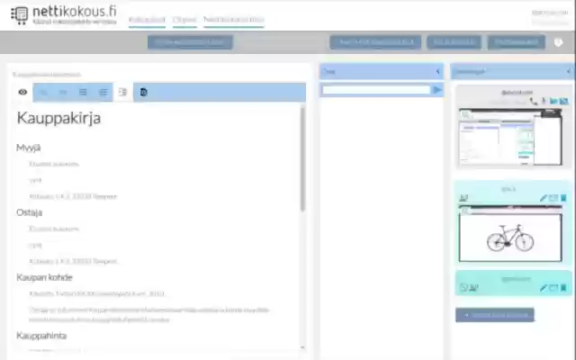 Nettikokous.fi Ruudunjako from Chrome web store to be run with OffiDocs Chromium online Nettikokous.fi Ruudunjako from Chrome web store to be run with OffiDocs Chromium online