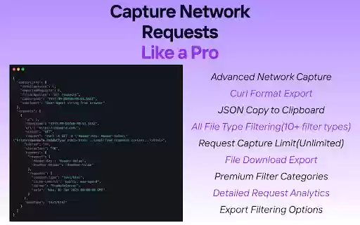 Network Request Capturer Proin Chrome with by
