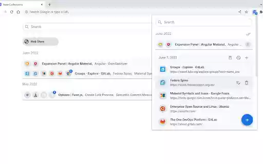 New Collections  from Chrome web store to be run with OffiDocs Chromium online