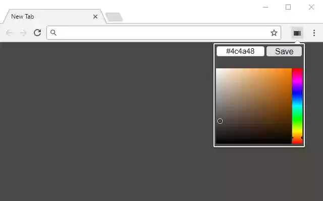 New Empty Coloured Tab  from Chrome web store to be run with OffiDocs Chromium online